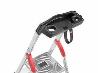 HAILO L80 Comfortline összecsukható aluminium létra 5 lépcsős #2