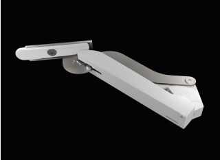 Kesseböhmer FREEspace D típusú felnyíló vasalat white/nickel SA #1