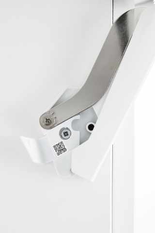 Kesseböhmer FREEspace F típusú felnyíló vasalat white/nickel SA #2