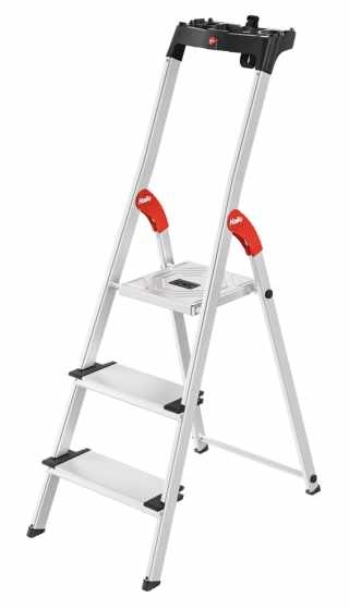 HAILO L80 Comfortline összecsukható aluminium létra 3 lépcsős #1