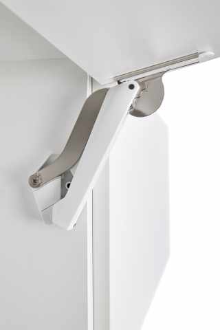 Kesseböhmer FREEspace pto E típusú felnyíló vasalat nickel/white #2
