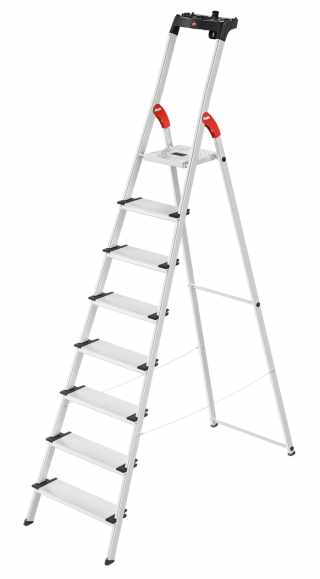HAILO L80 Comfortline összecsukható aluminium létra 8 lépcsős #1