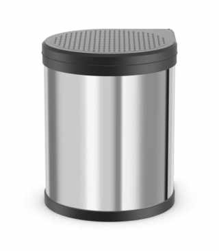 HAILO Compact-Box M ajtóra szerelhető szemetes rozsdamentes acél 15 L #1