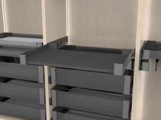 Kesseböhmer CONERO fiókbetét sötétszürke mélység: 475 mm (973x425x20) #2