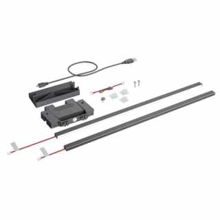 Hettich AvanTech YOU dekor profil megvilágítás szett, antracit, 500 mm #3