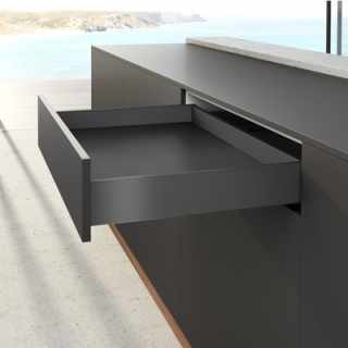 Hettich AvanTech YOU fiók oldal profil 450 mm balos antracit magasság 101 mm (ipari kiszerelés) #3