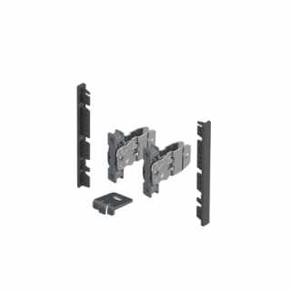 Hettich AvanTech YOU frontrögzítő belső előlaphoz,101 mm magas, antracit #1