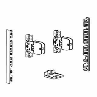 Hettich AvanTech YOU frontrögzítő belső előlaphoz,101 mm magas, antracit #2