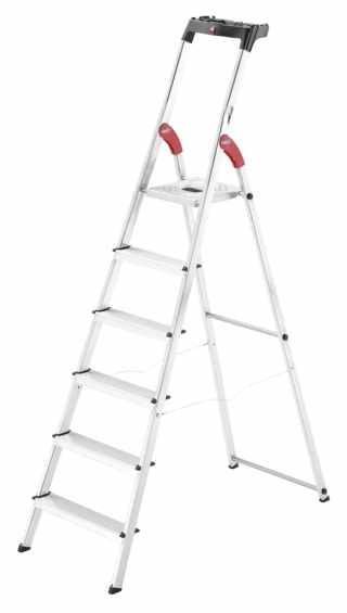 HAILO L60 StandardLine összecsukható aluminium létra 6 lépcsős #1