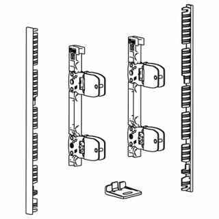 Hettich AvanTech YOU frontrögzítő belső előlaphoz,187 mm magas, fehér #2