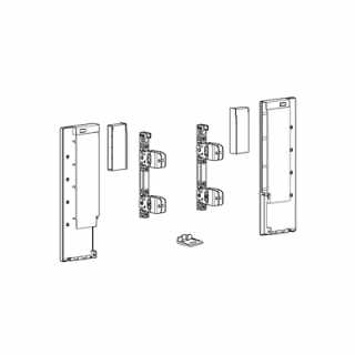 Hettich AvanTech YOU frontrögzítő belső fiók tartóprofil változathoz,187 mm magas, antracit #2