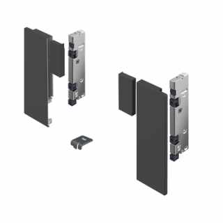 Hettich AvanTech YOU frontrögzítő Inlay belső fiók tartóprofil változathoz,187 mm magas, antracit #1