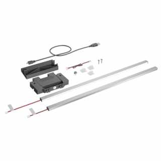 Hettich AvanTech YOU dekor profil megvilágítás szett, rozsdamentes acél imitáció, 500 mm #3