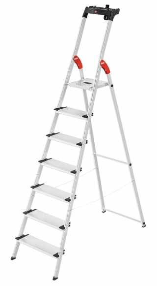 HAILO L80 Comfortline összecsukható aluminium létra 7 lépcsős #1