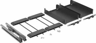 Kesseböhmer K-Line Base vasalat szett 400mm tálcával anthracite #1