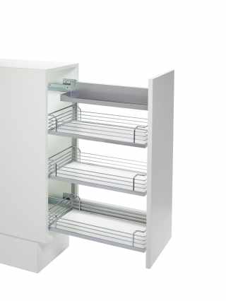 Kesseböhmer Comfort II. tálca (400 mm elembe) ARENAplus classic 295x470x88 mm Icewhite #2