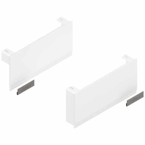 BLUM (22K8000   ABD R+L V1SWIG) AVENTOS HK top felnyíló vasalat, Erőtároló-takarósapka, jobb+bal, Selyem fehér/inox-sz.