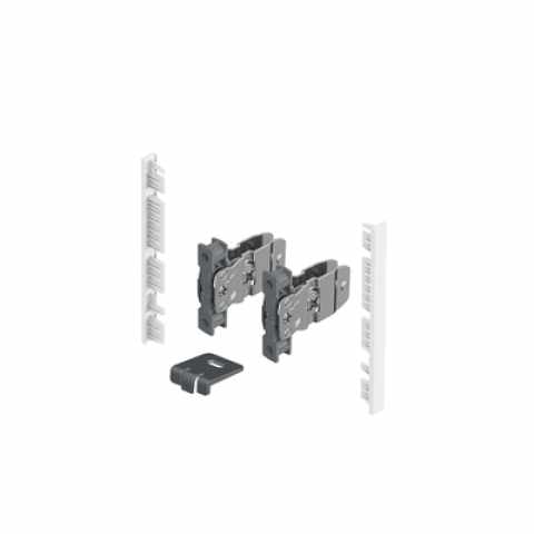 Hettich AvanTech YOU frontrögzítő belső előlaphoz,101 mm magas, fehér