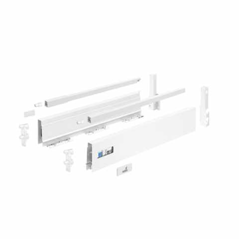 Hettich Atira fiók szett, 420 mm fehér magasság 144 mm (ipari kiszerelésből)