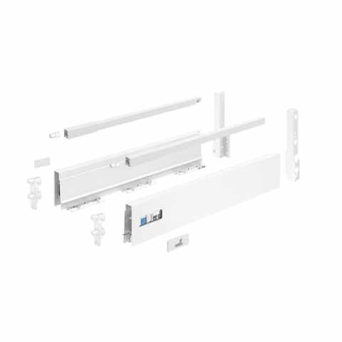 Hettich Atira fiók szett, 470 mm fehér magasság 176 mm (ipari kiszerelésből)